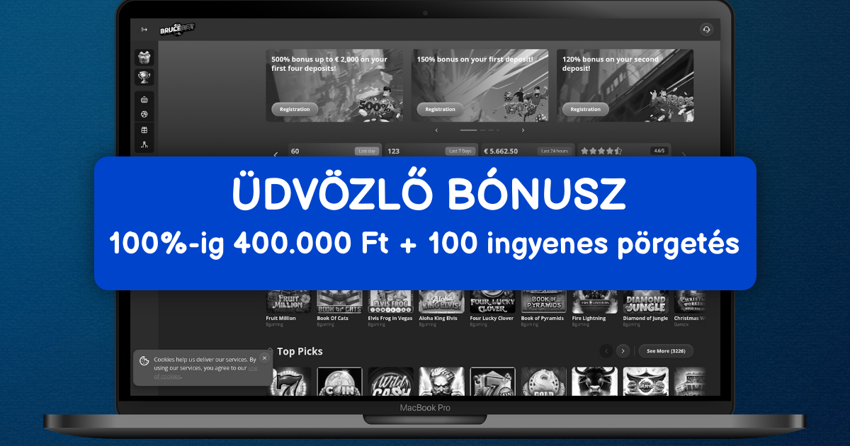 Bruce Bet Casino welcome bonus