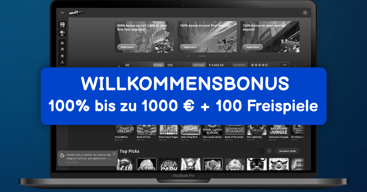 Bruce Bet Casino welcome bonus