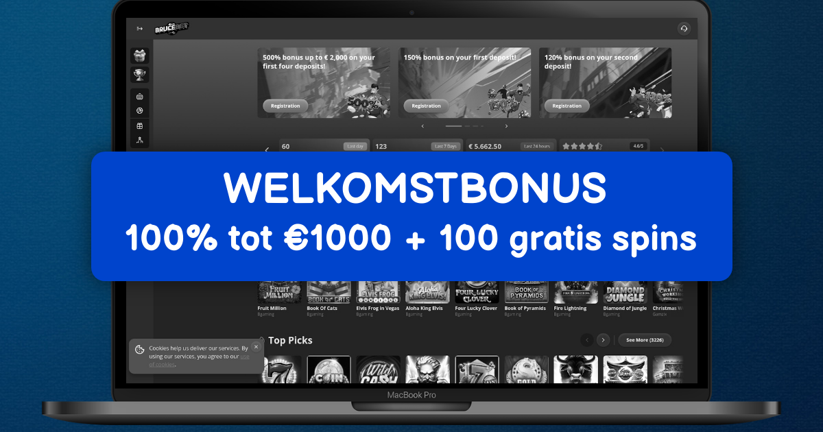 Bruce Bet Casino welcome bonus